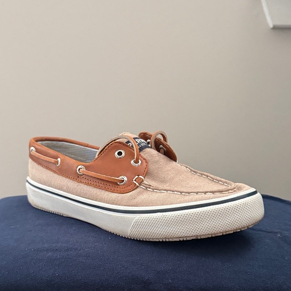 Sperry Tan and Brown Boat Shoes - Picture 1 of 4